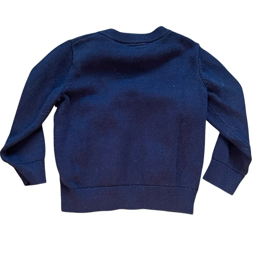 Baby GAP Sweater Boys‎ Size 2T Toddler Striped Knit Multicolor Long Sleeve